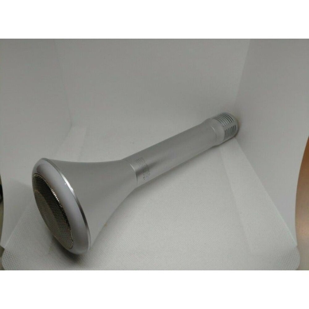 Bytech Portable Wireless Bluetooth Karaoke Microphone Silver Holiday Gift Kids